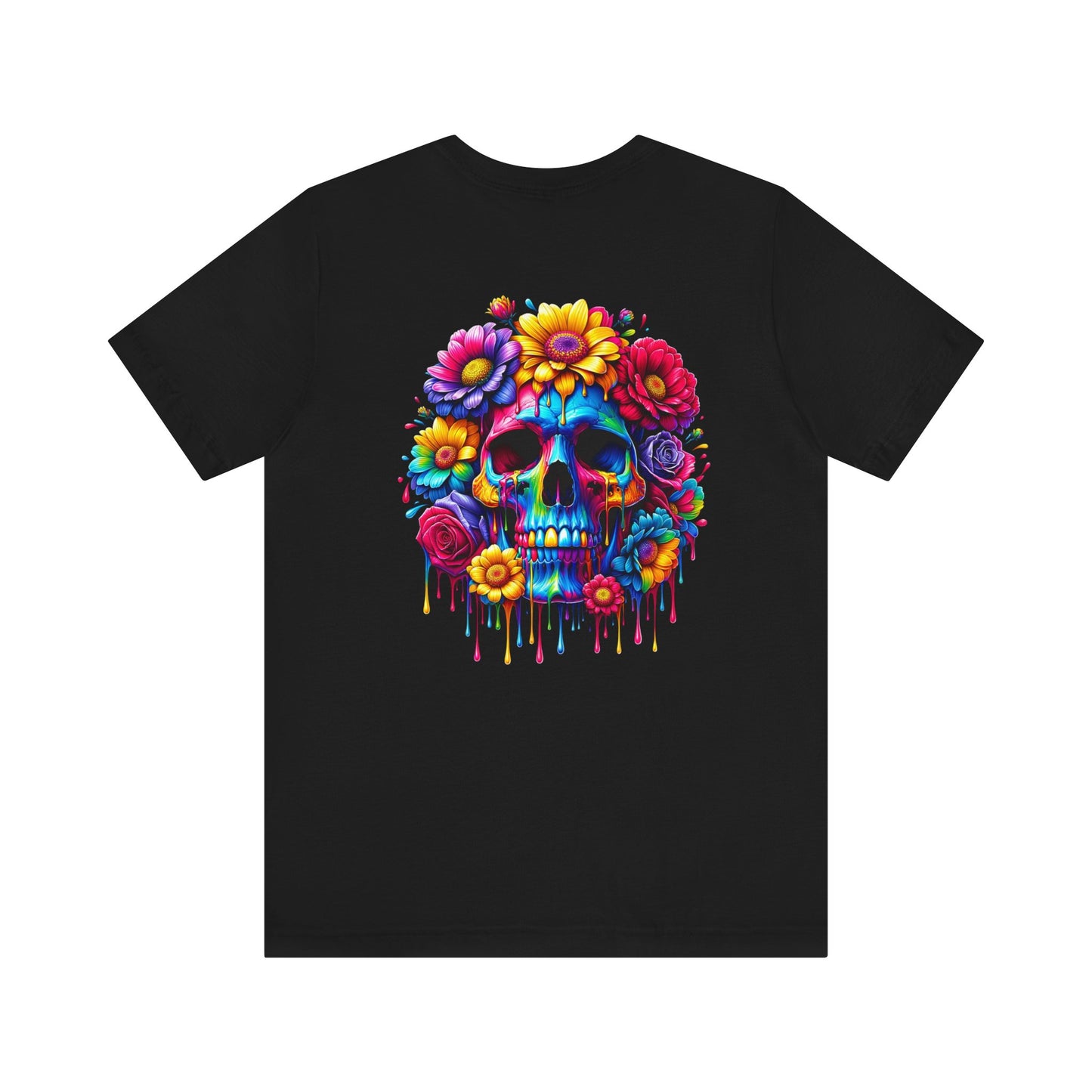 Spectral Bloom Skull - Tshirt (Front/Back)